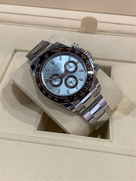 rolex daytona platinum ice blue diamond|rolex daytona blue dial platinum.